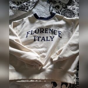 Florence Italy Cream Sweater